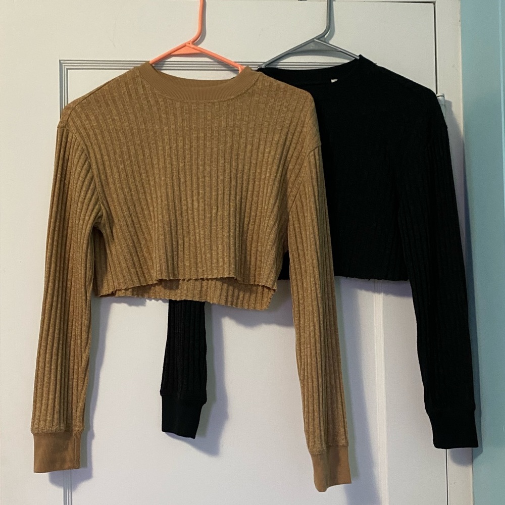 Me to We Knit Cropped Sweater